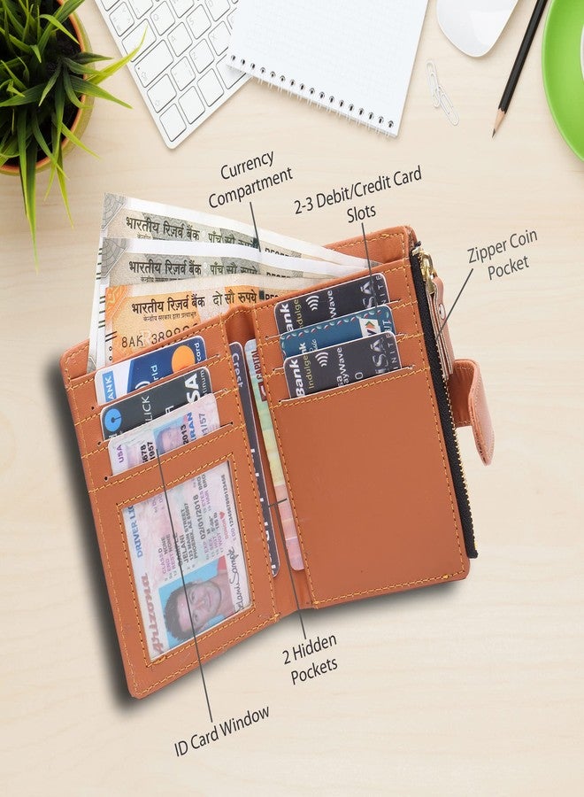 TnW Womens Girls PU Leather Multipurpose Zip Wallet Card Holder Purse Clutch - Image 2